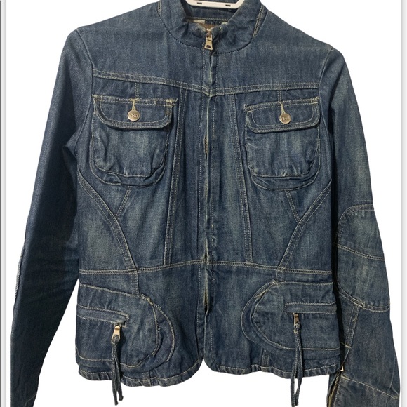 Nakedblue Womens Denim Jacket like new Size S 99% Cotton zipper - Picture 2 of 4